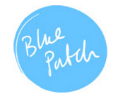 Blue patch logo