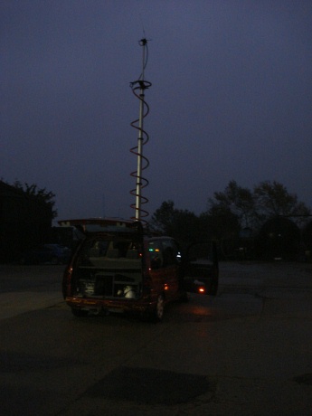 Radio Masts at Dawn