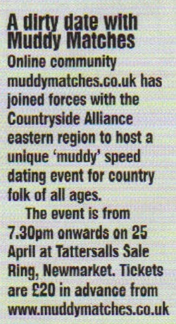 Sporting Shooter: “A dirty date with Muddy Matches”