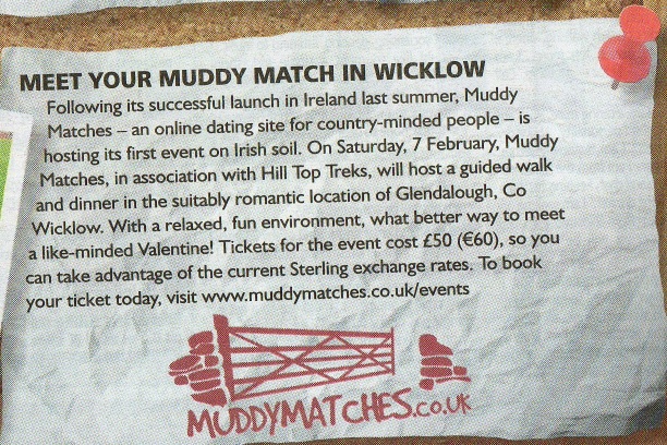 Irish Country Living: “Meet your Muddy Match in Wicklow”