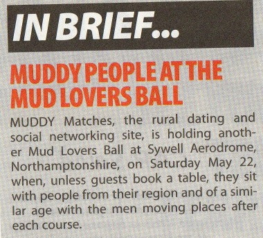 The Countryman’s Weekly: “Muddy people at the Mud Lovers Ball”