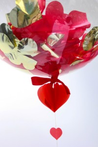 Close up of Bubblegum balloons Valentine Balloon