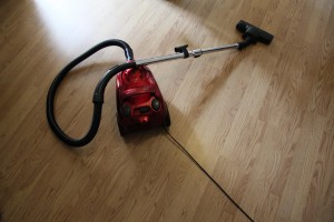 Red vacuum cleaner - Credit PedroJPerez
