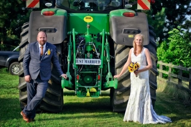 3 weddings and a tractor!