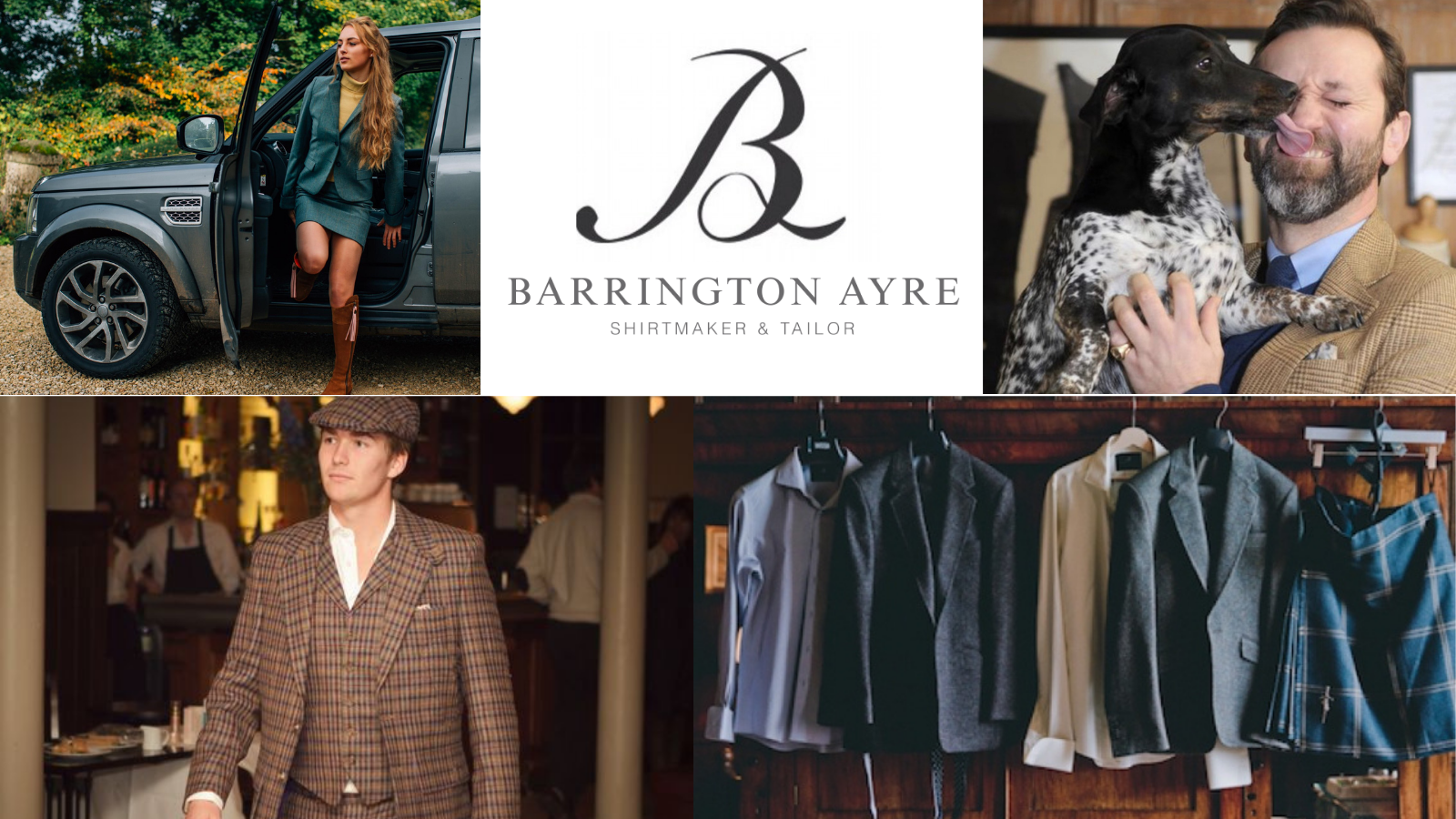 Muddy Matches partner tweed tailors Barrington Ayre for made-to-measure offer