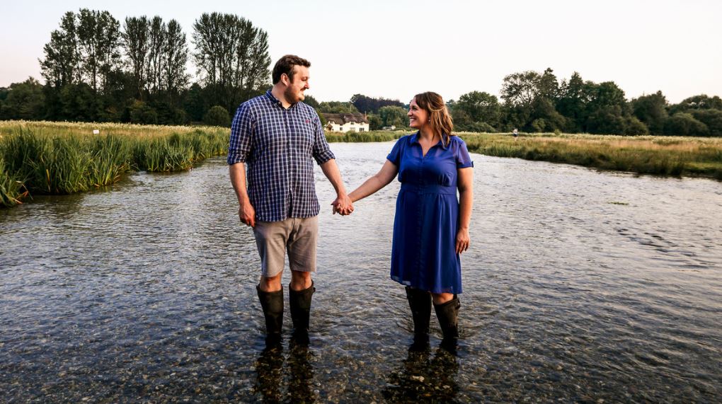 Matching Aigle wellies lead to a mud-inspired wedding.